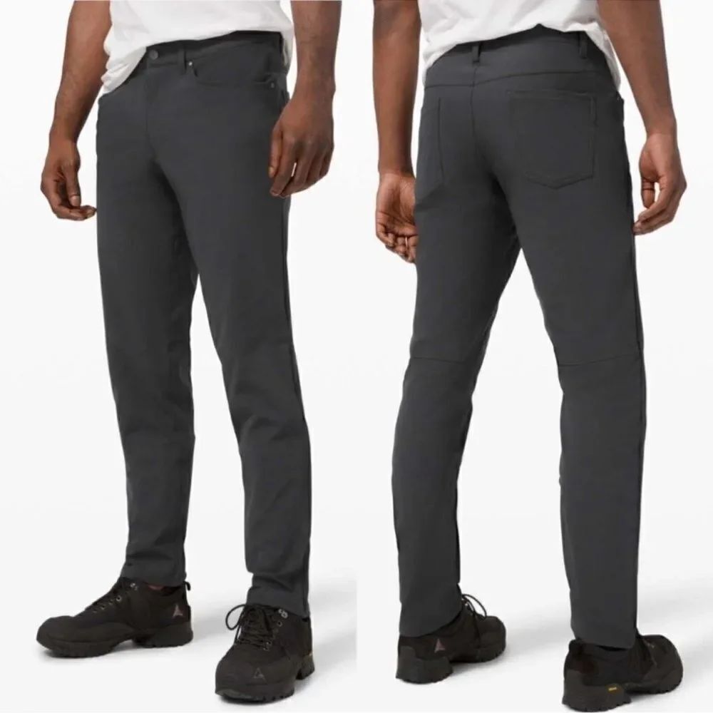 Lululemon ABC Classic-Fit Gray Trouser Pant Athleisure Warpstreme Men’s 30